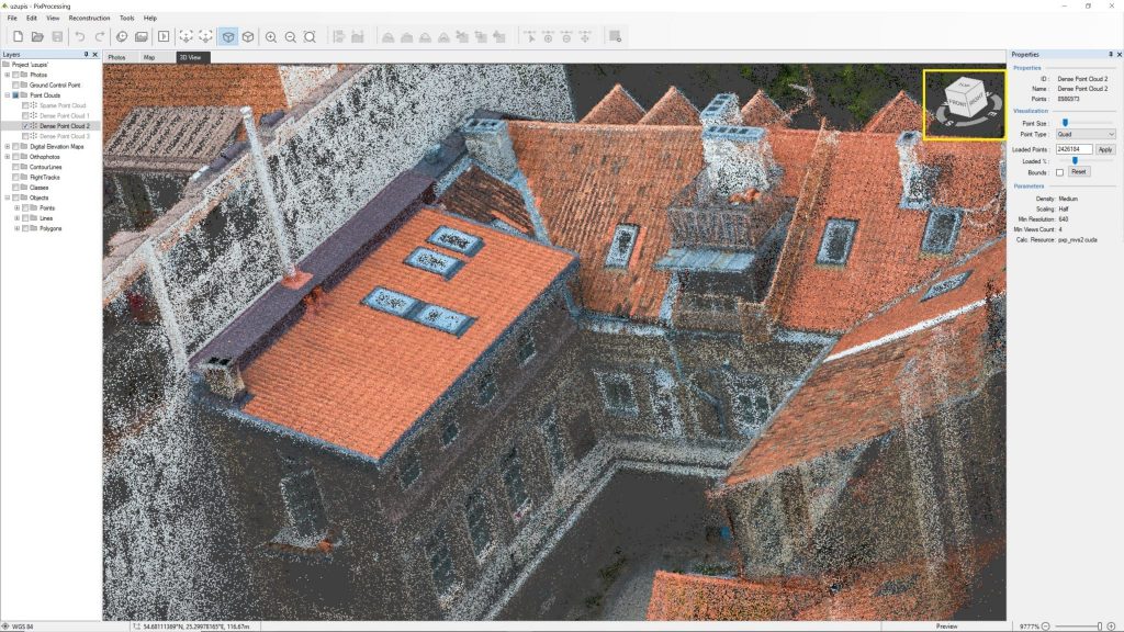 Roof geographical orientation