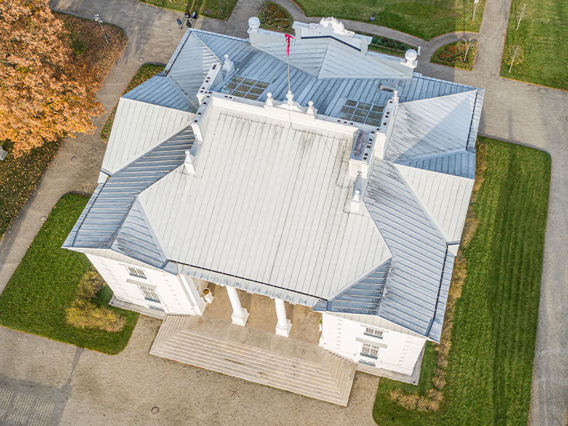 Historic roof inspection example