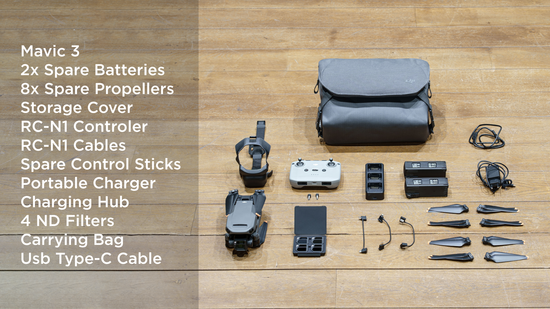 DJI Mavic 3 fly more DJI Mavic 3 Fly more combo items